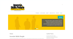 Desktop Screenshot of investinskillspeople.com